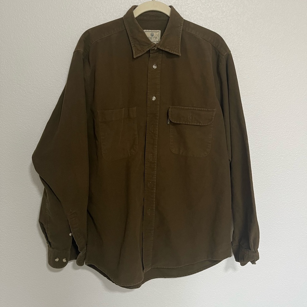 Beretta Forest Green Men’s Hunting Shirt Jacket